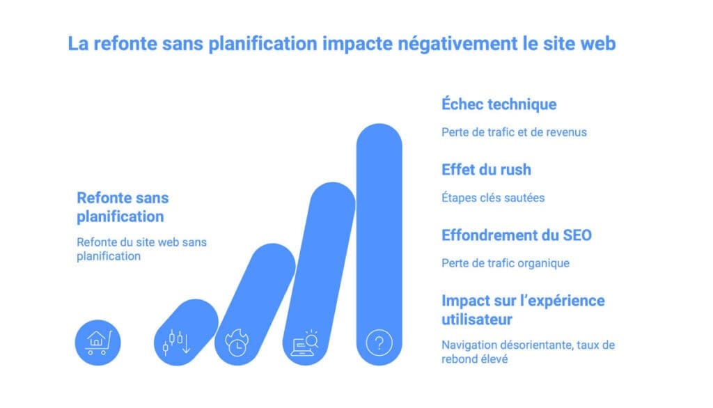 Impact d'une refonte sans planning